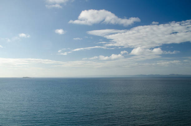 Ocean with clouds in the Dominican Republic