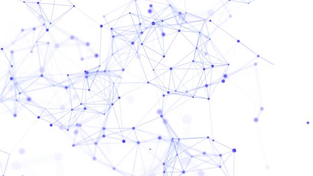 istock Abstract polygonal space with dots and lines motion. Data technology and scientific illustration. 3d rendering. Seamless loop. 4K 2191680059