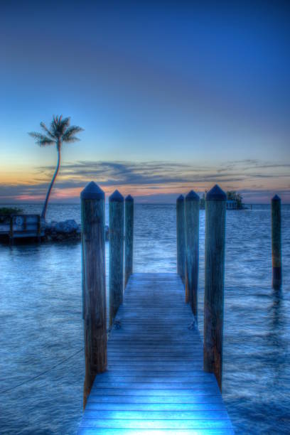Sunrise over the gulf of Mexico shot from the Flamingo Campground