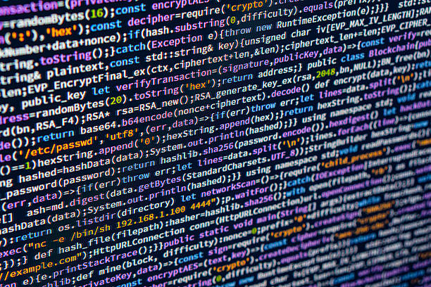 istock A close-up image of a complex C code snippet, with long lines of colorful text highlighting functions, variables, and comments 2191684621