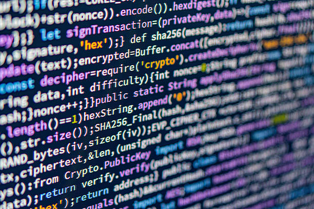 istock Close-up image of a colorful computer screen displaying code with if statements, loops, variables, functions, and boldunbolded text Realistic style captures someone working on coding in an indoor s 2191684700