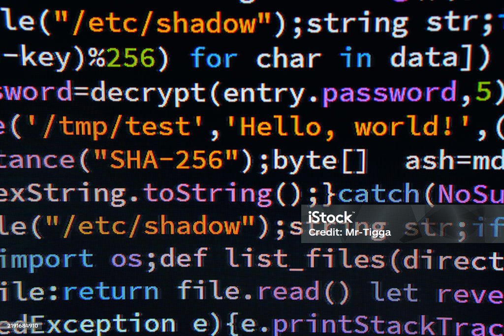 Foto Coding Syntax Hello World Image Shows A C Coding Environment With Testing Error ...