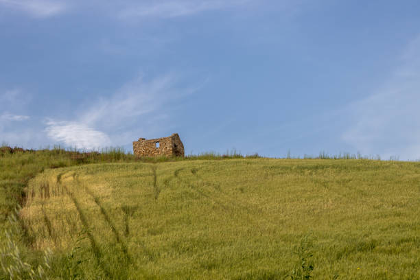 istock Fresh spring landscape with a house, Sicily, Italy 2191687132