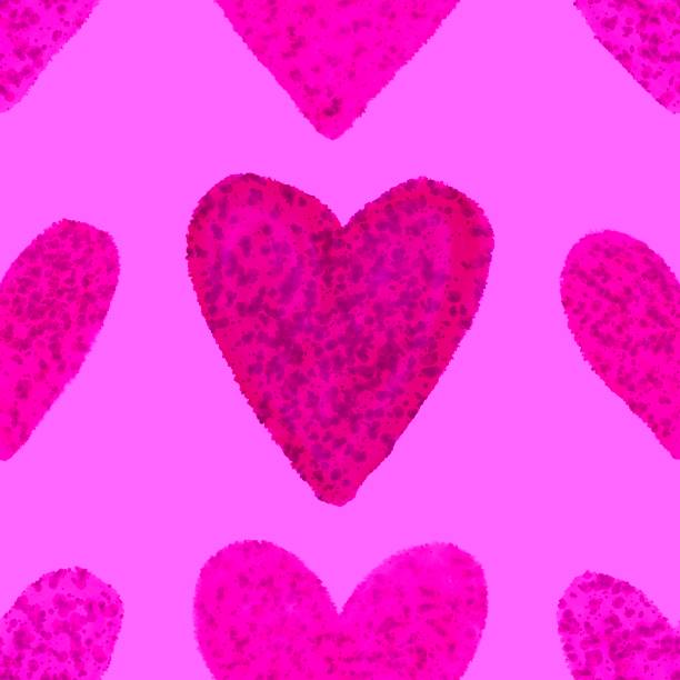 istock Valentines cartoon hearts seamless pattern for wrapping paper and fabrics 2191688924