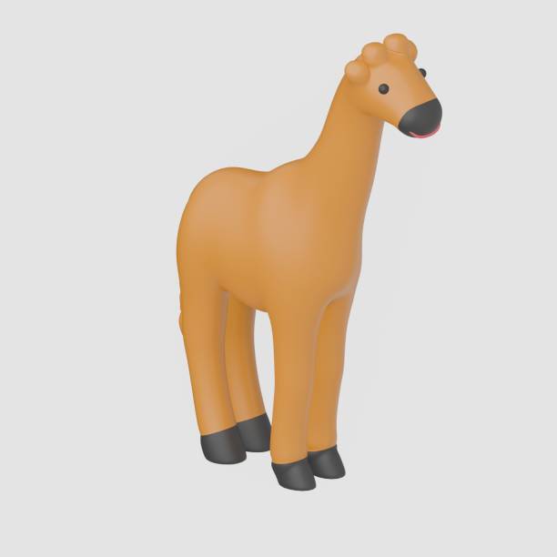istock 3d render giraffe isolated on transparent background Cartoon Illustration in plastic style 2191696027