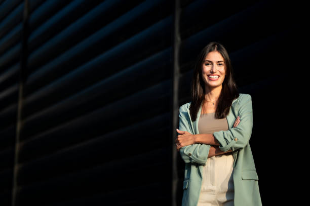 istock Beautiful young female standing outdoor and posing 2191697762
