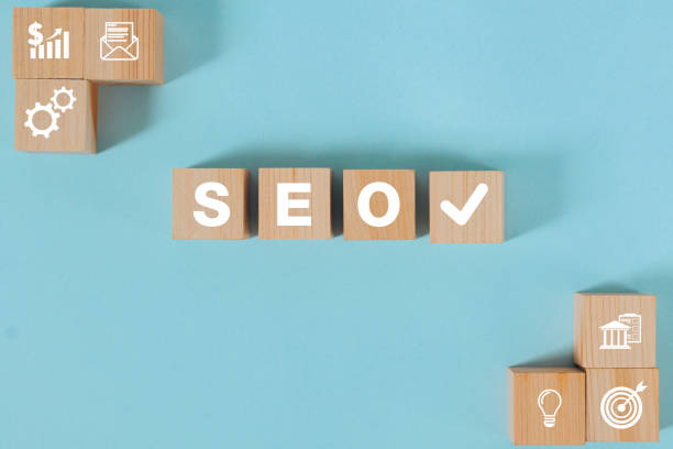 istock Wooden blocks forming the word SEO paired with various 2191705682