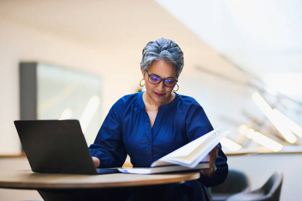 istock Focused Professional Woman Working on Laptop 2191720438