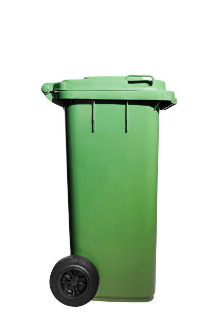 istock Green Wheelie Bin Isolated on White Background 2191722852