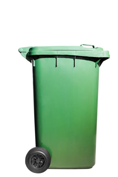 istock Green Wheelie Bin Isolated on White Background 2191722866