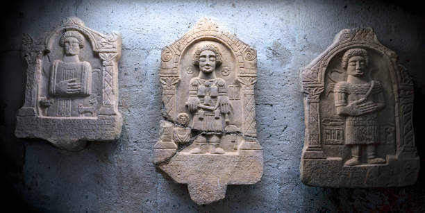 Kutahya, Turkey. Christian tombstones from the 2nd and 3rd centuries AD