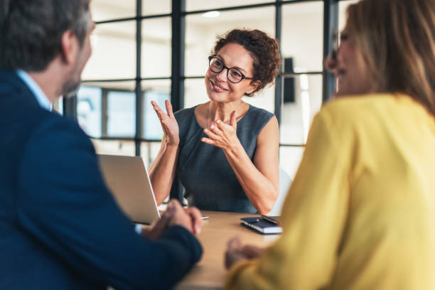 istock Hr manager having job interview at office 2191730464