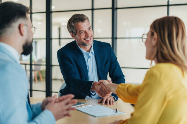 istock Handshake for the new agreement 2191730470