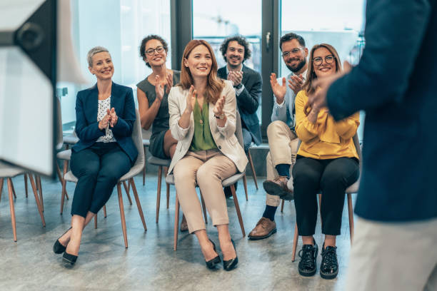 istock Business people applauding 2191730475