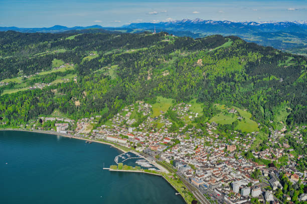 istock Vorarlberg, state capital Bregenz from the air 2191731234