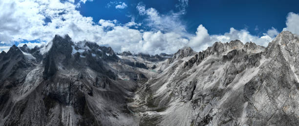 Free Stock Photo of Panoramic View of a Mountain Range From High ...