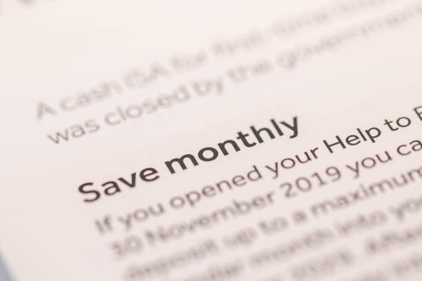 istock Close-up of Document Text: Help to Buy ISA Savings Information 2191739373