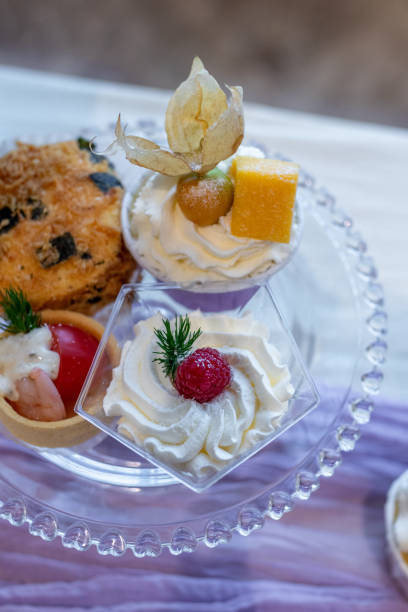 istock Close up of Western style fruit desserts 2191740520