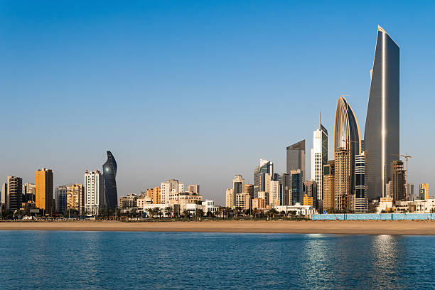 istock Modern urban growth and progress of buildings overlooking the Kuwait Corniche 2191742024
