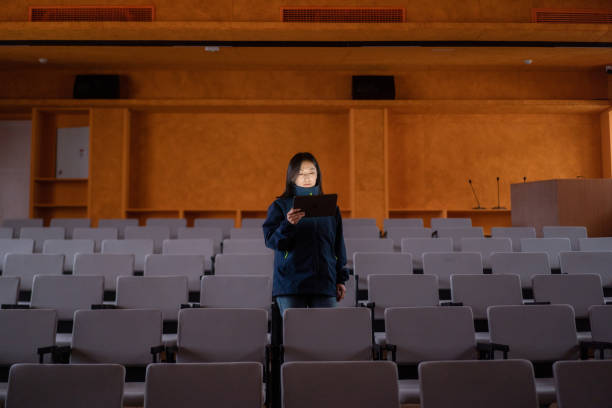 istock Asian women are using tablets in a small theater. 2191743456