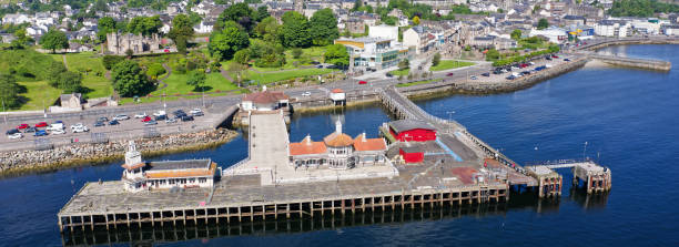istock Dunoon town centre in Scotland aerial view from above 2191747235