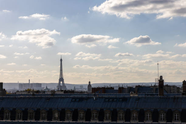 The Eiffel Tower as seen from the Palais de Chaillot