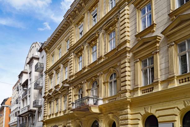 istock old apartment buildings with ornate details 2191761578