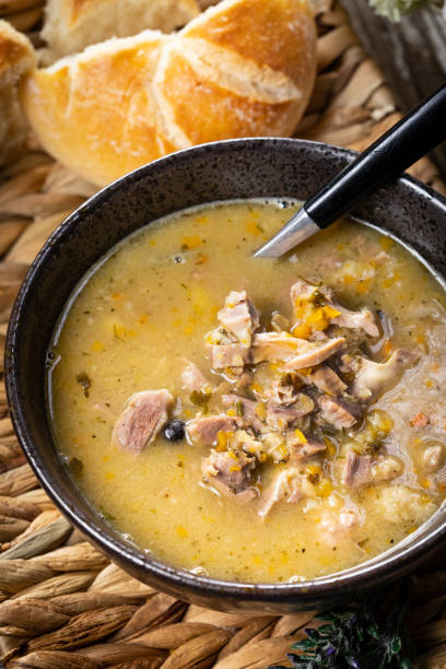 istock Hot tripe from chicken stomachs. 2191762837
