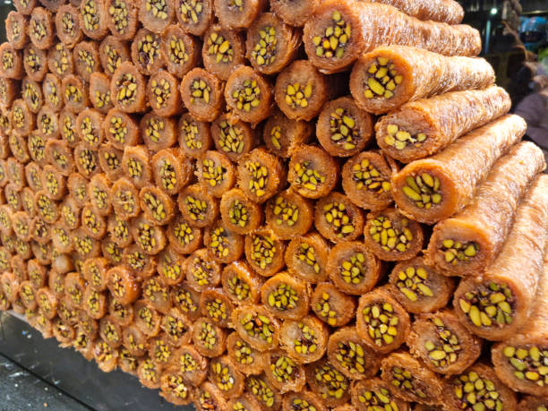 istock Delicious traditional pistachio Turkish dessert 2191767563