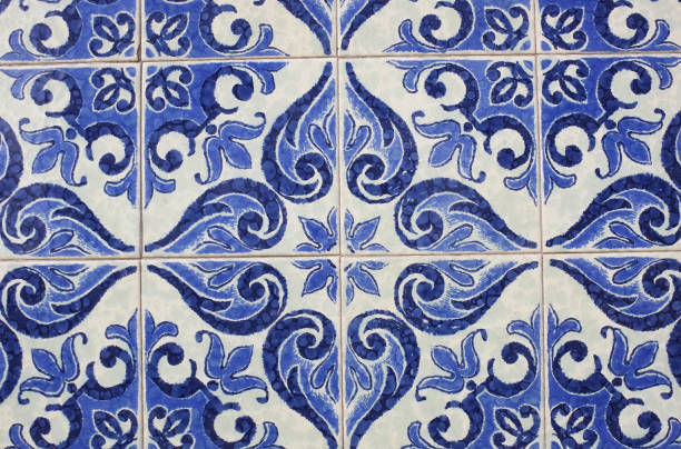 istock Blue portuguese tiles in exterior facade 2191772715