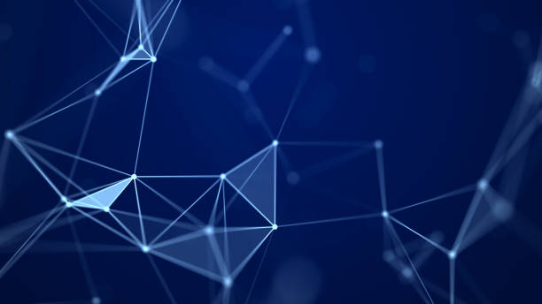 istock Modern design of network connection structure. Abstract background with interlacing dots and lines. 3D rendering. 2191775529