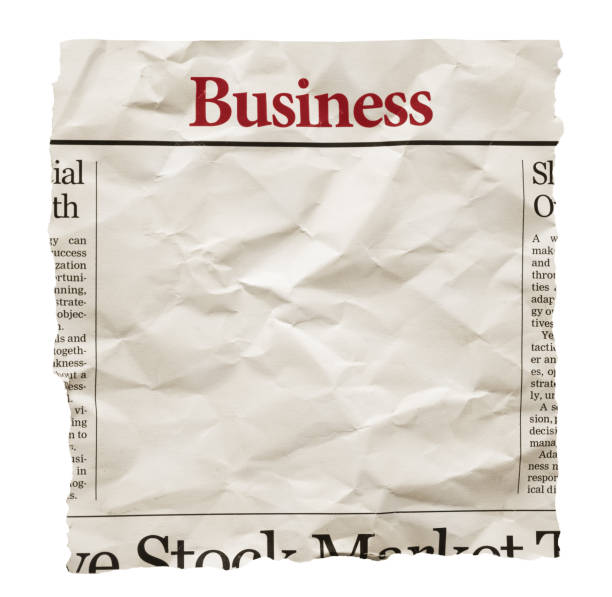 istock Business newspaper clipping with blank space for your copy 2191775601