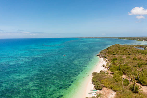 istock Sandy Beach in Bantayan Island in Cebu, Philippines. 2191775941
