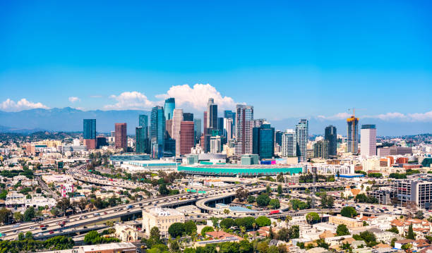 Los Angeles California Drone Aerial