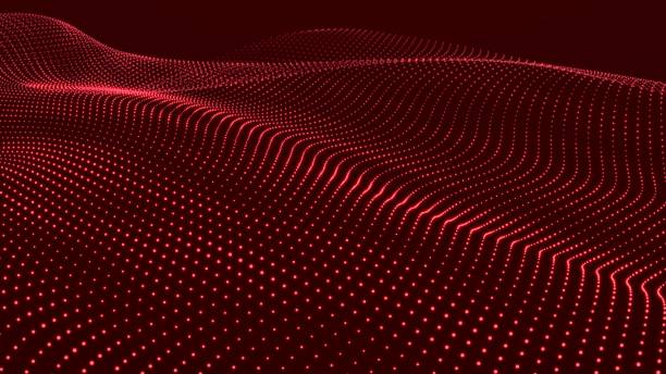 istock Digital landscape with dots and lines. Cyberspace grid. Background concept for your design. 3d 2191782555