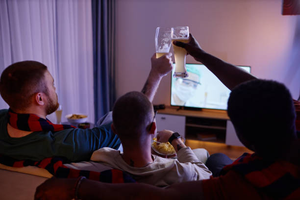 istock Friends Watching TV at Night 2191783890