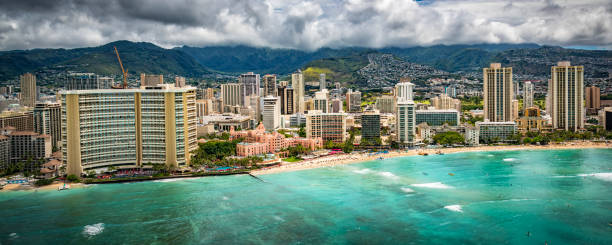 istock Waikiki Beach Aerial 2191788674