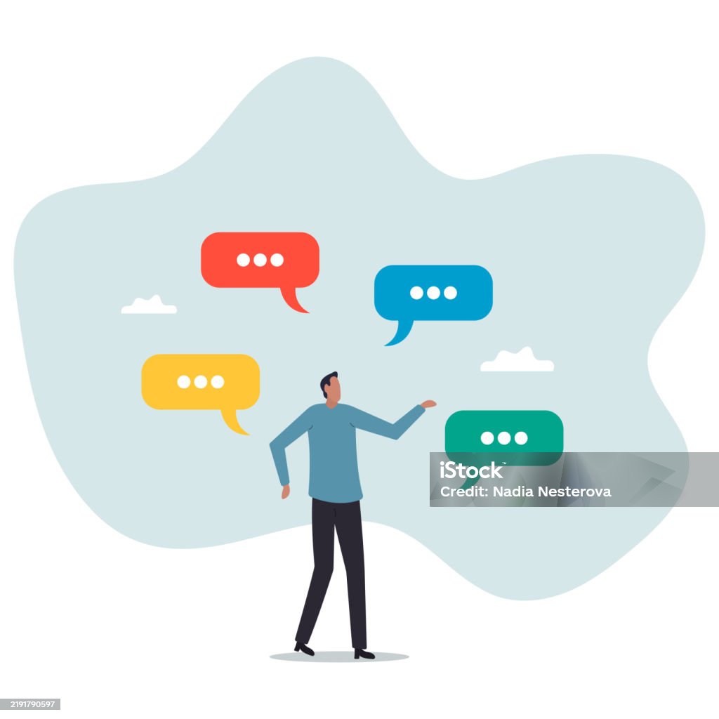 Message Speaking Verbal Or Oral Communication Skill Storytelling Or Explanation Public ...