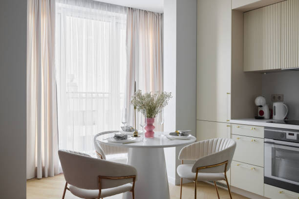 istock Modern Kitchen Interior with a Stylish and Inviting Dining Area for Family Gatherings 2191792085