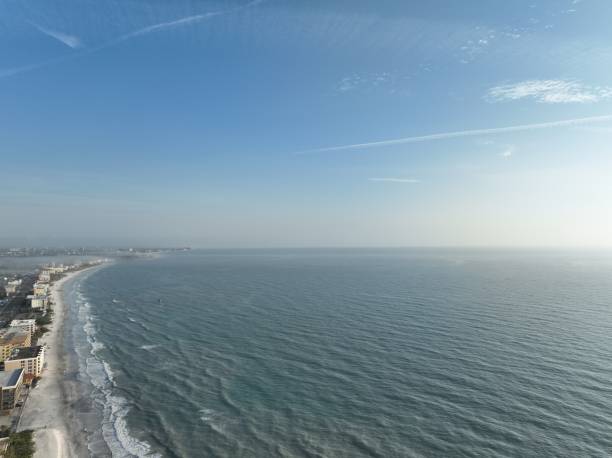 istock Drone view at Madeira Beach, Florida on a Hazy Day 2191796858