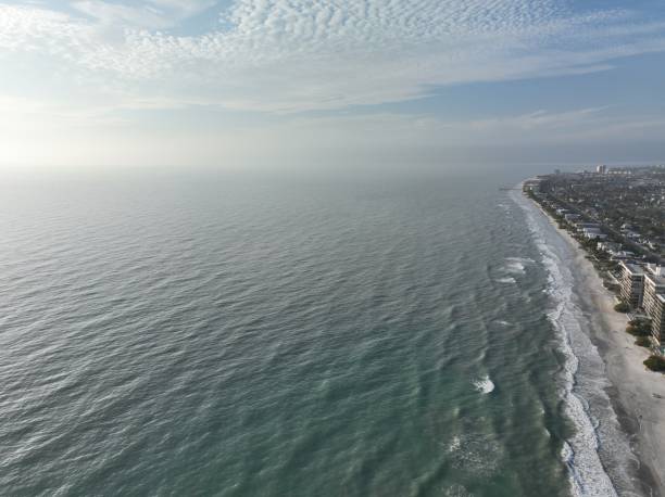 istock Drone view at Madeira Beach, Florida on a Hazy Day 2191796860