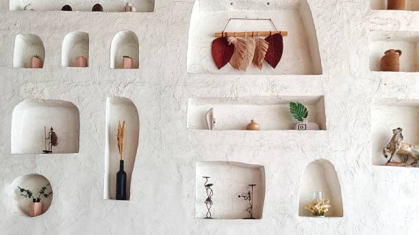 istock white walls in the cafe with aesthetic and rustic decorations 2191803602