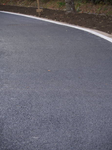 istock Newly paved asphalt lane in Tokyo 2191810132