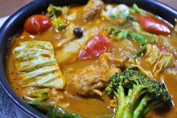 istock Japanese home cooking: chicken curry hotpot 2191812124