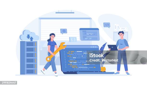 Back End Development Coding And Programming Software Engineering ...