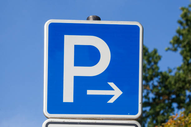 istock traffic sign parking lot, parking, Germany 2191833144
