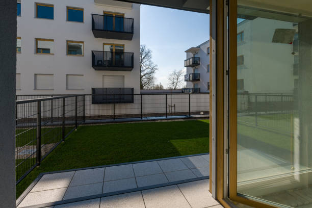 istock Apartment Balcony and Courtyard View 2191835334