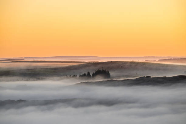 The Scottish Highlands is packed with awe inspiring views, here you can see low clouds rolling over the landscape.