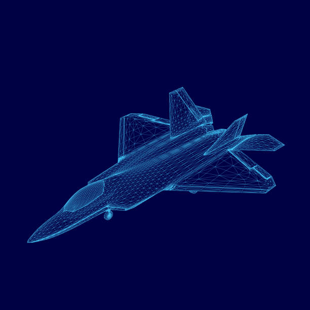 istock Blue jet is flying in the sky. The jet is a fighter jet and is in the air 2191837687