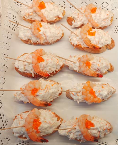 istock Spanish tapas and pinchos. Gastronomy concept. Mediterranean diet 2191838729